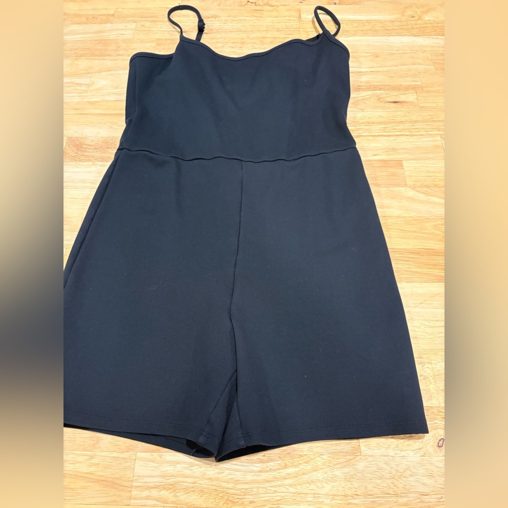 Abercrombie & Fitch Women's Black Bike Short Onepiece